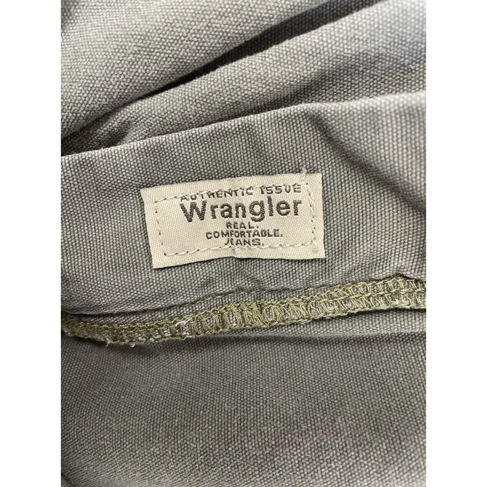 Wrangler‎ Authentic Issue Cargo Shorts Men 44* Olive Green Utility Outdoor